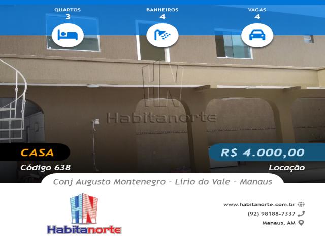 Locação em Lírio do Vale - Manaus
