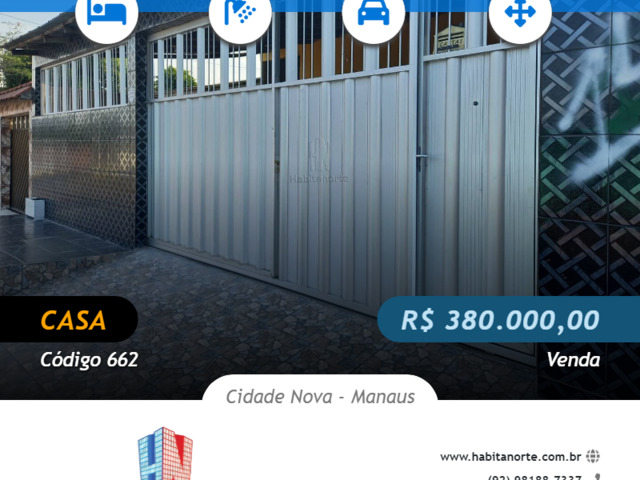 #662 - Casa Padrão para Venda em Manaus - AM - 1