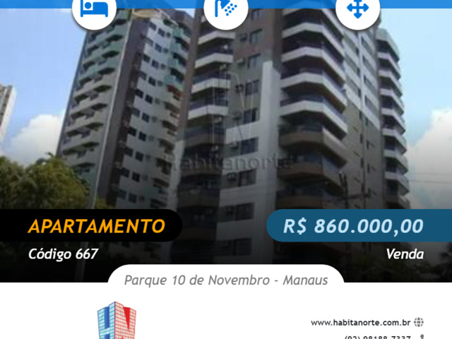 #667 - Apartamento para Venda em Manaus - AM