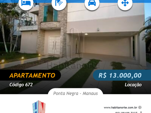 #672 - Apartamento para Locação em Manaus - AM - 1