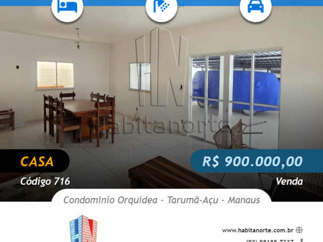 #716 - Casa Padrão para Venda em Manaus - AM - 1