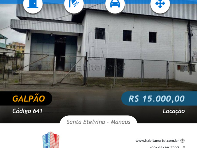 #641 - Galpão para Locação em Manaus - AM - 1