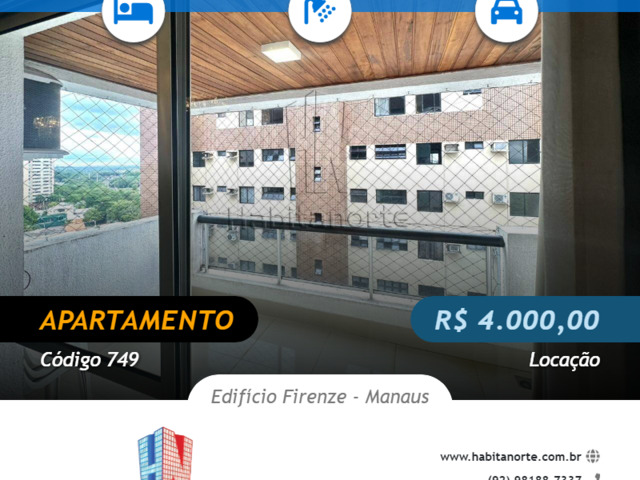 #749 - Apartamento para Locação em Manaus - AM