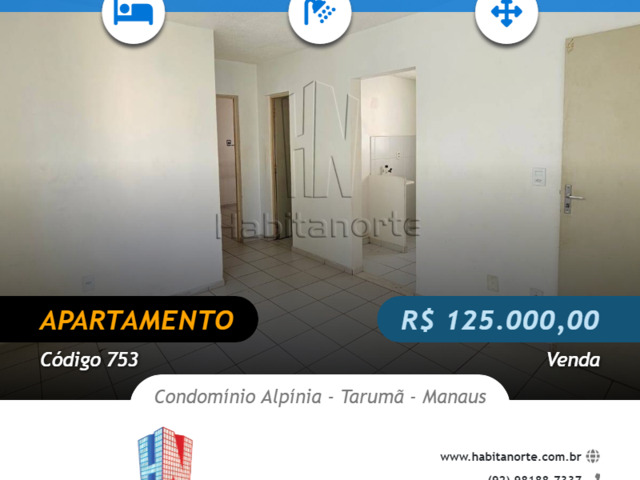 #753 - Apartamento para Venda em Manaus - AM