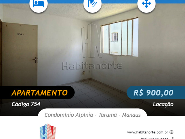 #754 - Apartamento para Locação em Manaus - AM