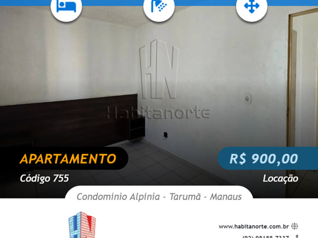 #755 - Apartamento para Locação em Manaus - AM - 1