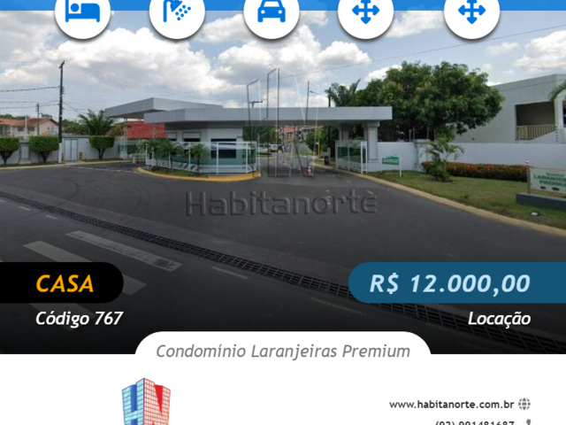 #767 - Casa Padrão para Locação em Manaus - AM - 1
