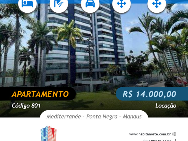 #801 - Apartamento para Locação em Manaus - AM