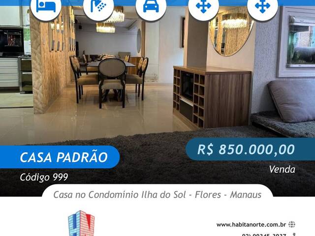 #999 - Casa Padrão para Venda em Manaus - AM - 1