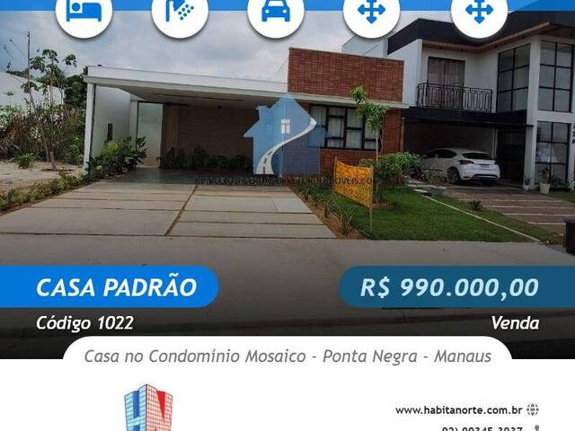 #1022 - Casa Padrão para Venda em Manaus - AM - 1