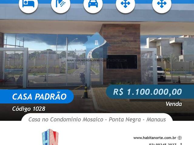 #1028 - Casa Padrão para Venda em Manaus - AM - 1