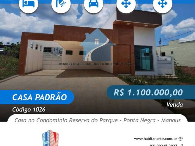 #1026 - Casa Padrão para Venda em Manaus - AM - 1