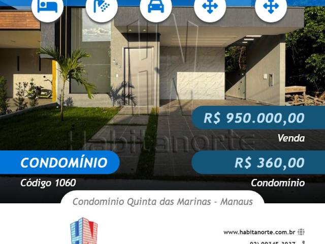 #1060 - Casa Padrão para Venda em Manaus - AM - 1