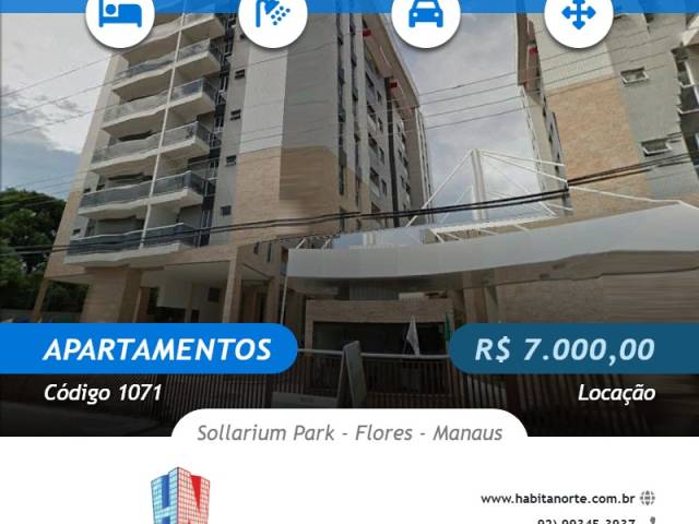 #1071 - Apartamentos para Locação em Manaus - AM - 1
