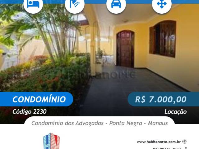 #2230 - Casa Padrão para Locação em Manaus - AM - 1