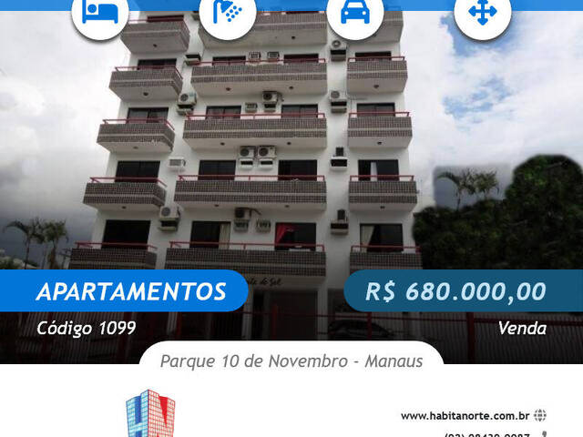 #1099 - Apartamentos para Venda em Manaus - AM - 1
