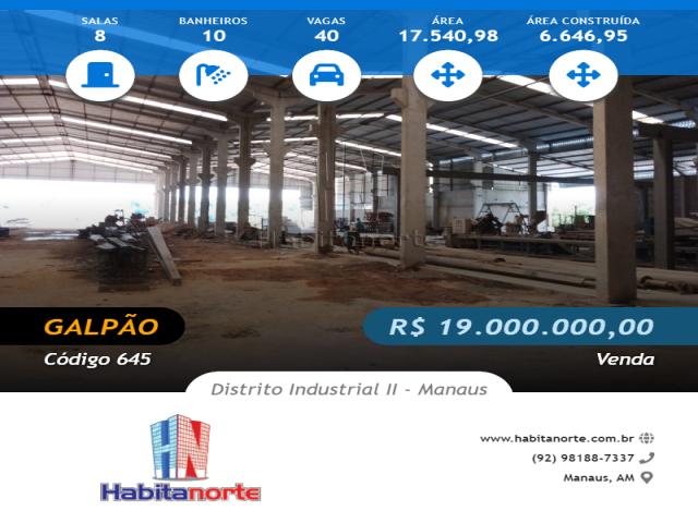 Locação em Distrito Industrial II - Manaus